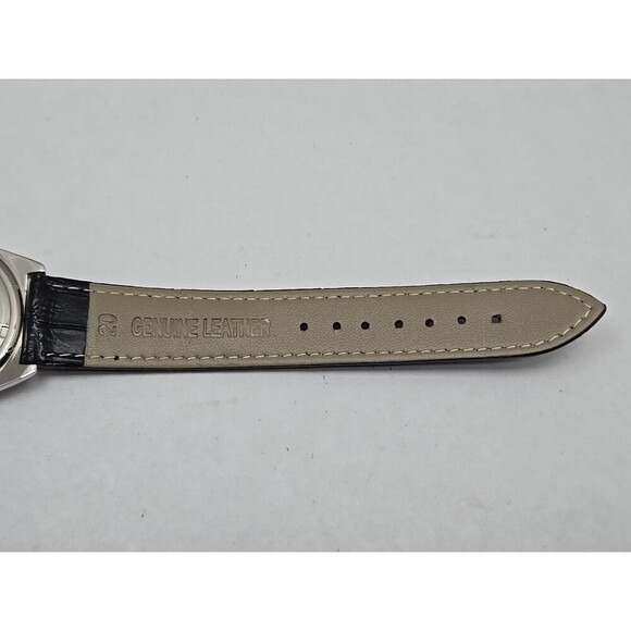Remington 38 096 Men Quartz Compass Bezel Watch White Dial Date New Battery 3ATM - Picture 10 of 11